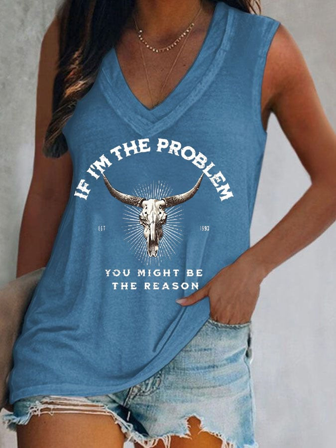 Morgan Wallen Merch I'm The Problem V-Neck Shirt Morgan Wallen Apparel Gift Ideas For Her