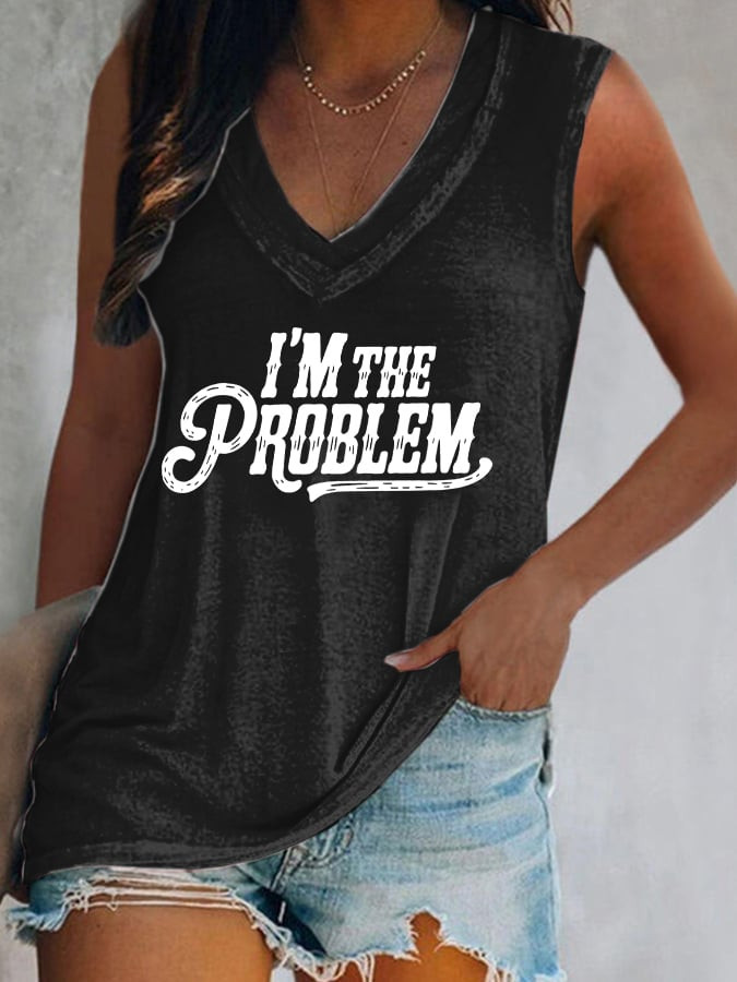 Morgan Wallen Merch I'm The Problem V-Neck Shirt Unique Gifts For Morgan Wallen Fans