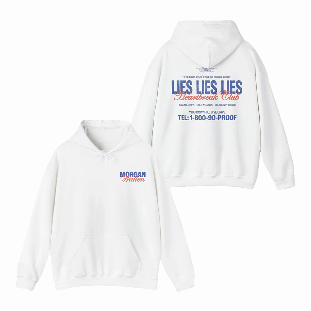 Morgan Wallen Merch Lies Lies Lies Hoodie Cool Gift For Music Lovers