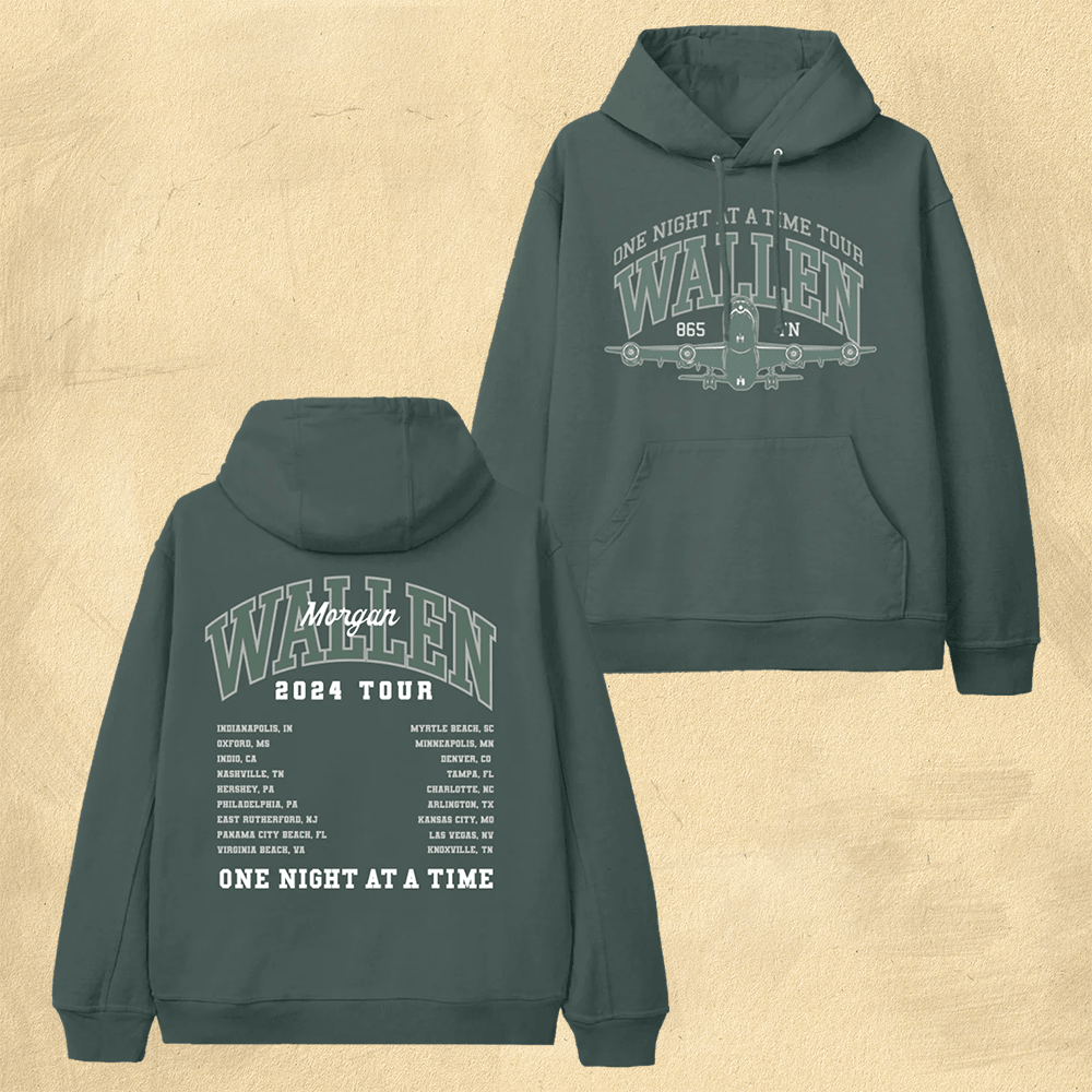 Morgan Wallen Merch Morgan Wallen Hoodie MW One Night At A Time Tour Hoodie Gifts For Fans