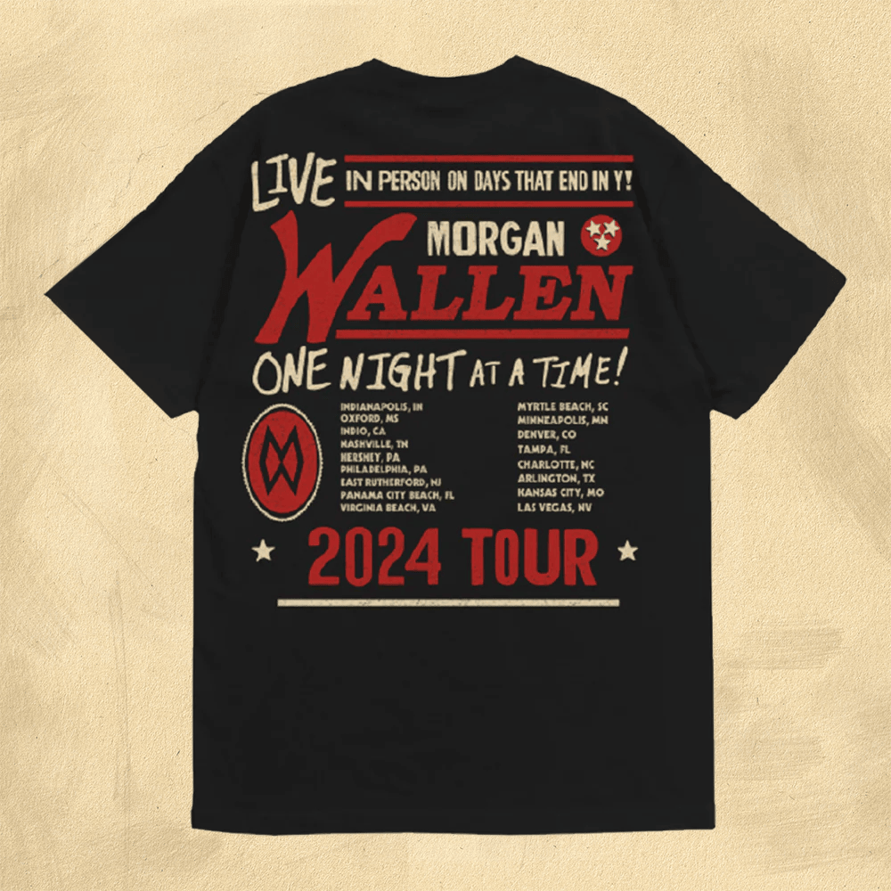 Morgan Wallen Merch Morgan Wallen Shirt 2024 ADMAT Tour T-Shirt Awesome Father's Day Gifts