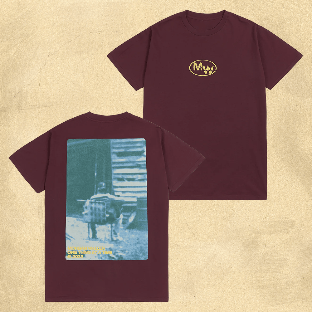 Morgan Wallen Merch Morgan Wallen Shirt MW One Thing At A Time T-Shirt Good Gifts For Dads