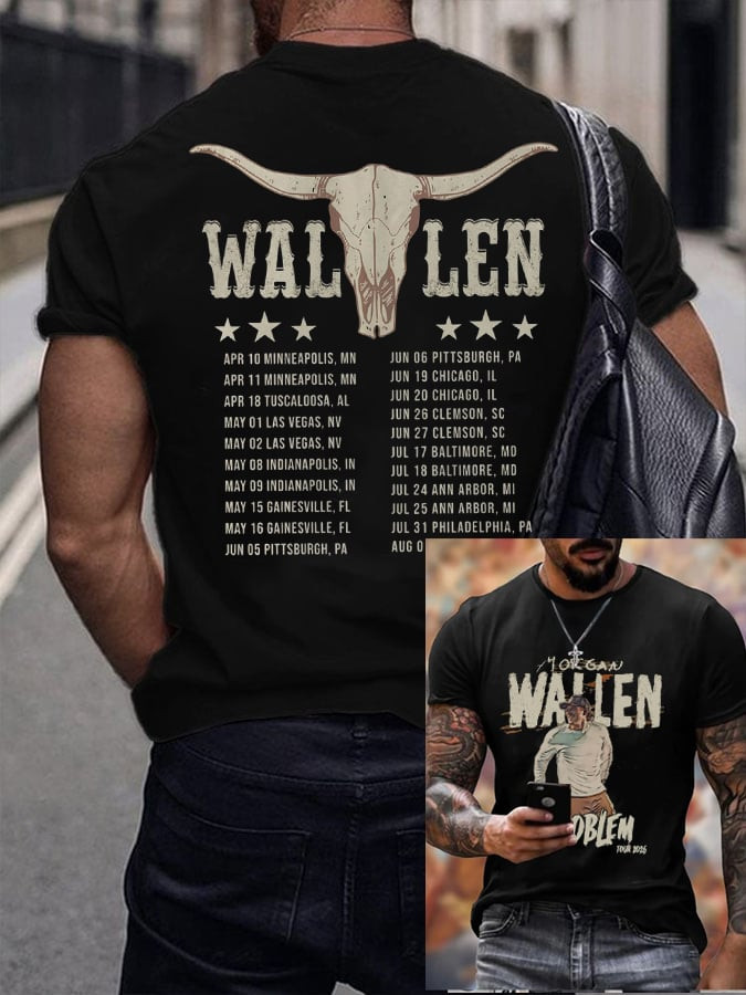 Morgan Wallen Merch Music Tour T-Shirt Music Concert Tee Morgan Wallen Fan Gifts