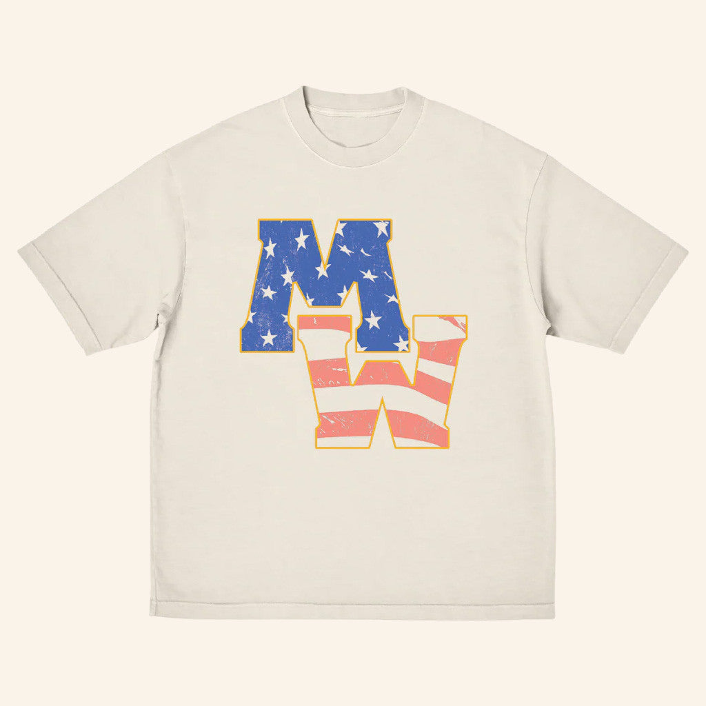 Morgan Wallen Merch MW Stars And Stripes T-Shirt Best Gifts For Music Lovers Morgan Wallen Merch MW Stars And Stripes T-Shirt Best Gifts For Music Lovers