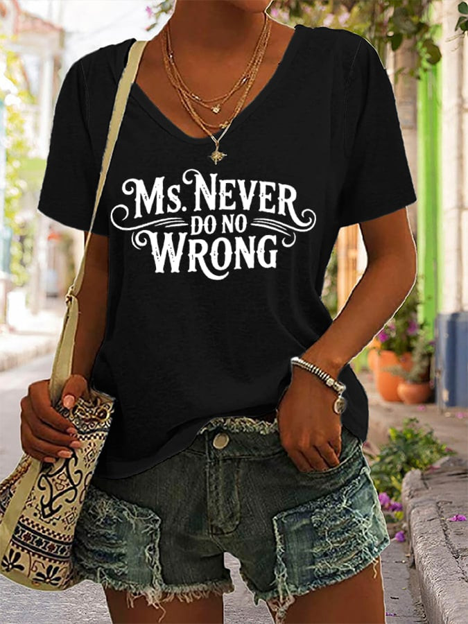Morgan Wallen Merch Never No Wrong V-Neck Shirt Morgan Wallen Lover Gifts