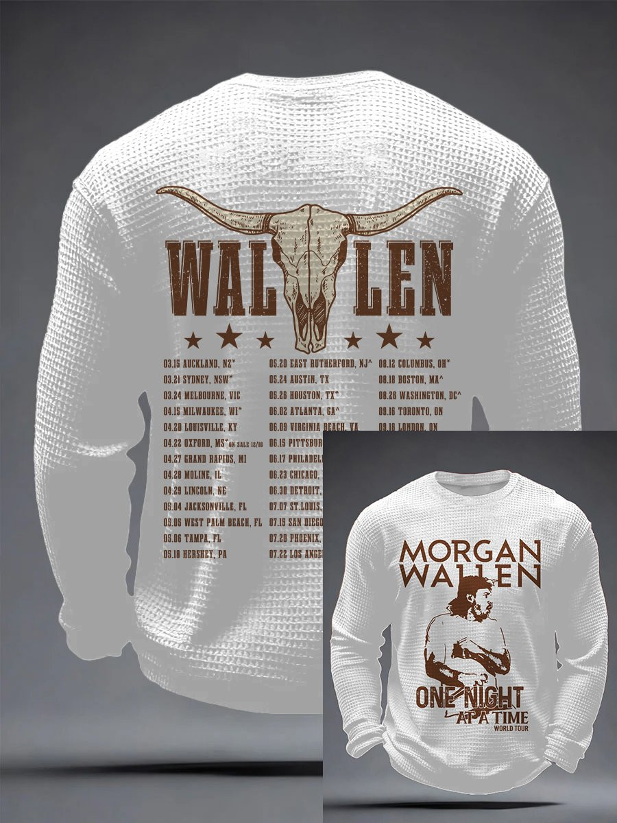 Morgan Wallen Merch One Night At A Time Long Sleeve Shirt Gift Ideas For Men