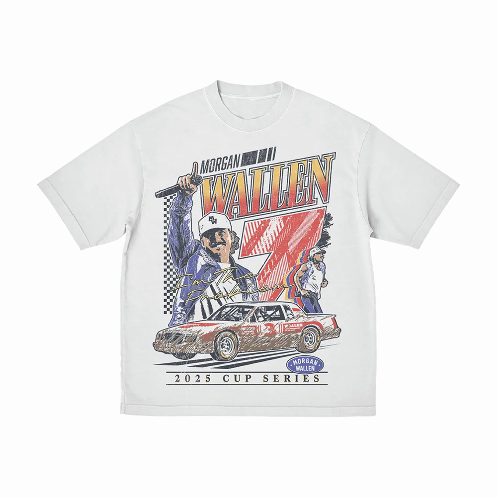 Morgan Wallen Merch Racing Cup Series T-Shirt Music Lover Gift For Boyfriend