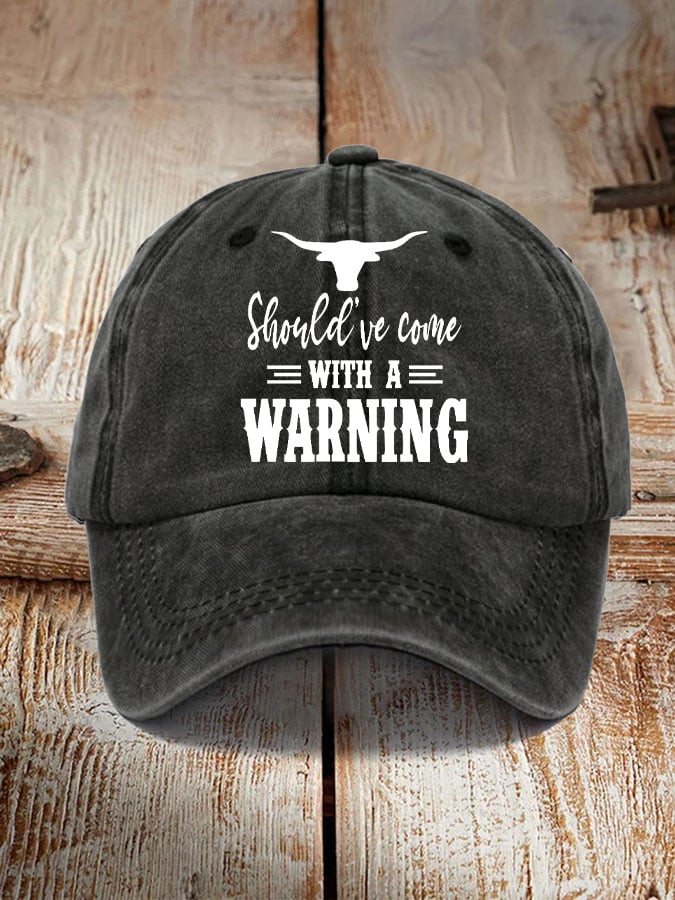Morgan Wallen Merch Should've Come With A Warning Hat Music Cap Concert Gift Ideas