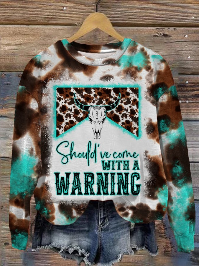 Morgan Wallen Merch Should've Come With A Warning Sweatshirt Music Apparel Cool Presents