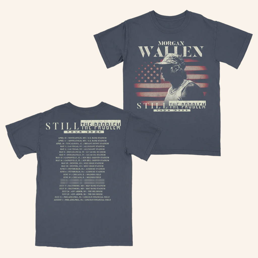 Morgan Wallen Merch Still The Problem Tour T-Shirt Christmas Gift Ideas For Him