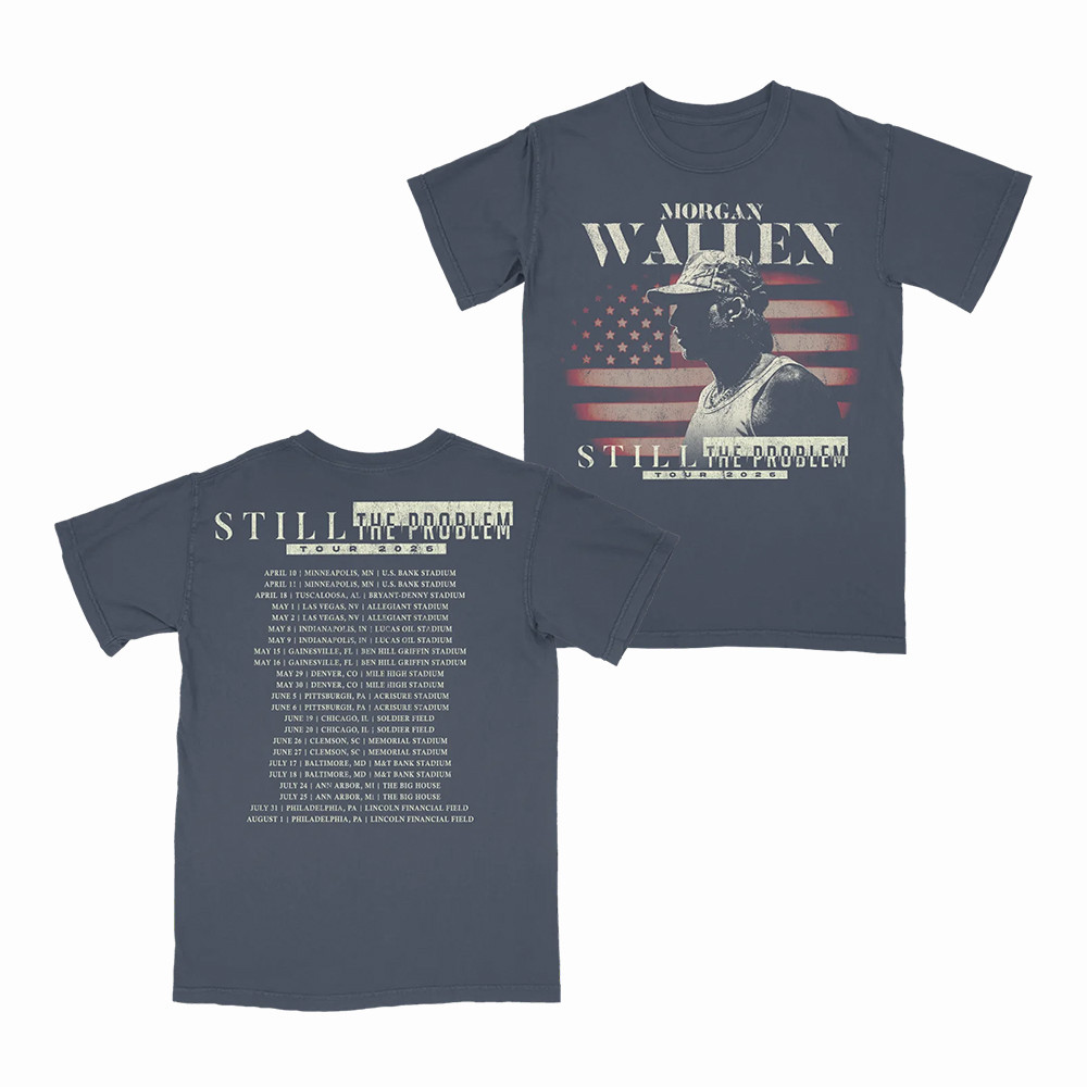 Morgan Wallen Merch Still The Problem Tour T-Shirt Music Concert Tee Fans Gift