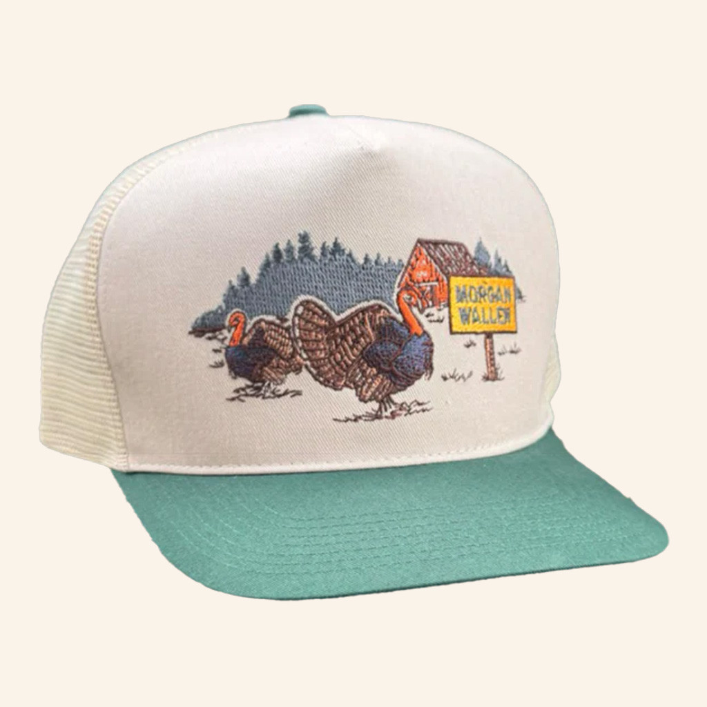 Morgan Wallen Merch Turkey Trucker Hat Embroidered Christmas Gifts For Him Morgan Wallen Merch Turkey Trucker Hat Embroidered Christmas Gifts For Him