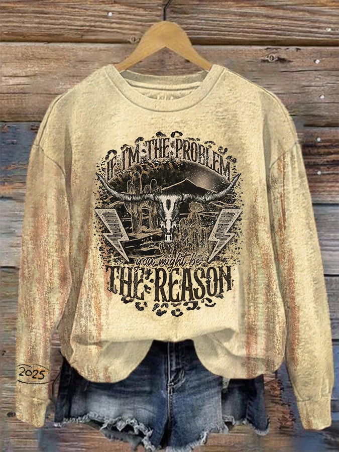 Morgan Wallen Merch You Might Be The Reason Vintage Sweatshirt Unique Gifts For Sisters