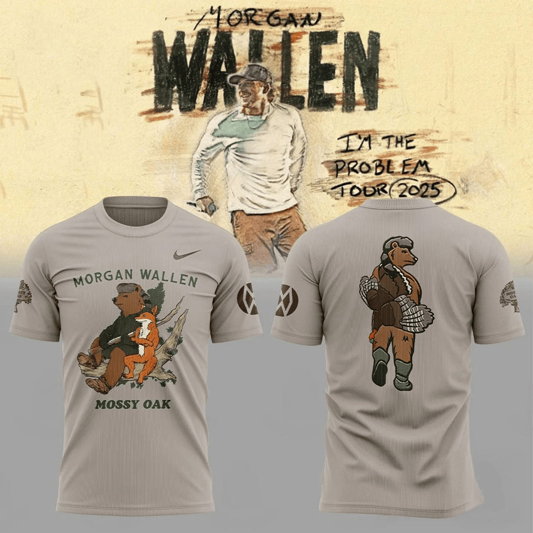 Morgan Wallen Mossy-Oak I'm The Problem Tour 2025 3D T-Shirt Gift For Fans