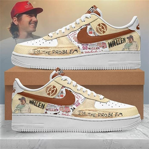 Morgan Wallen Nike Air Force Shoes Birthday Gifts For Music Lovers