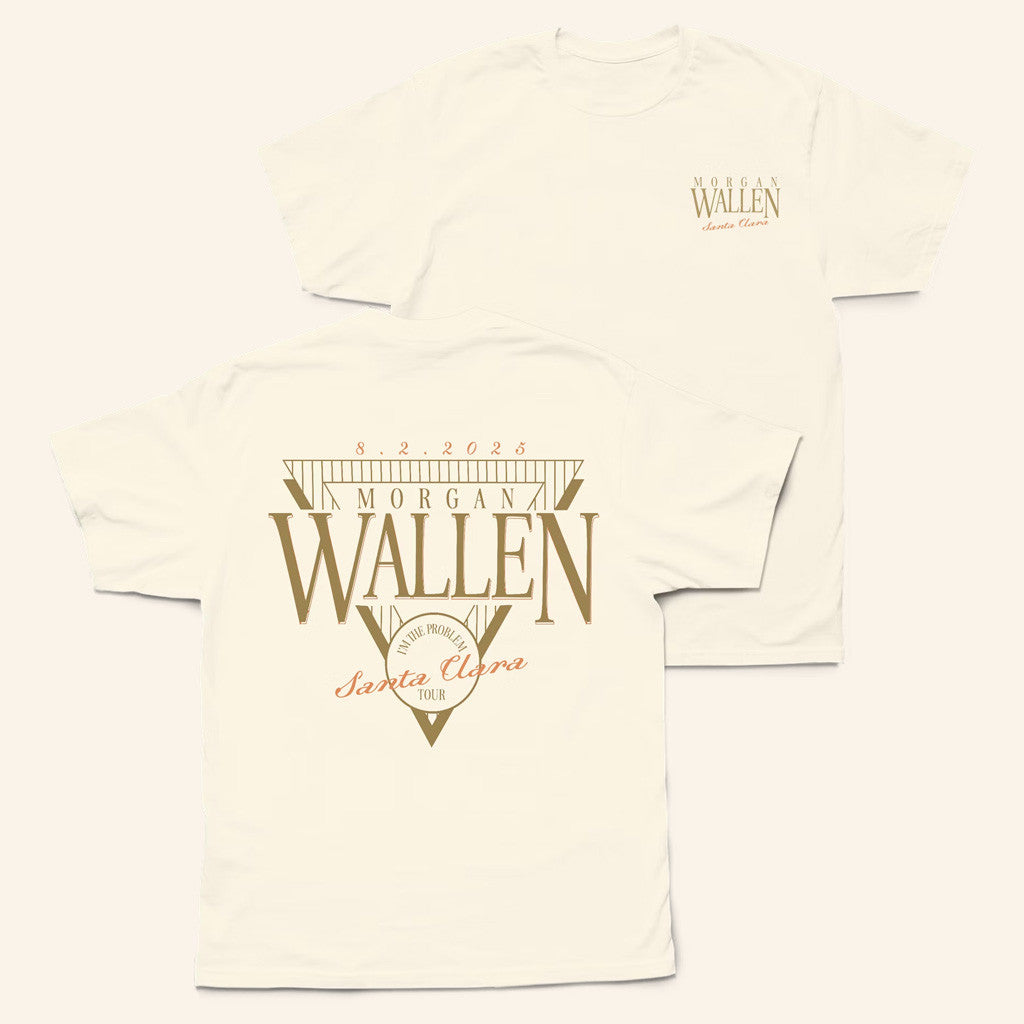 Morgan Wallen Santa Clara Merch Wallen City T-Shirt Gifts For Fans Morgan Wallen Santa Clara Merch Wallen City T-Shirt Gifts For Fans