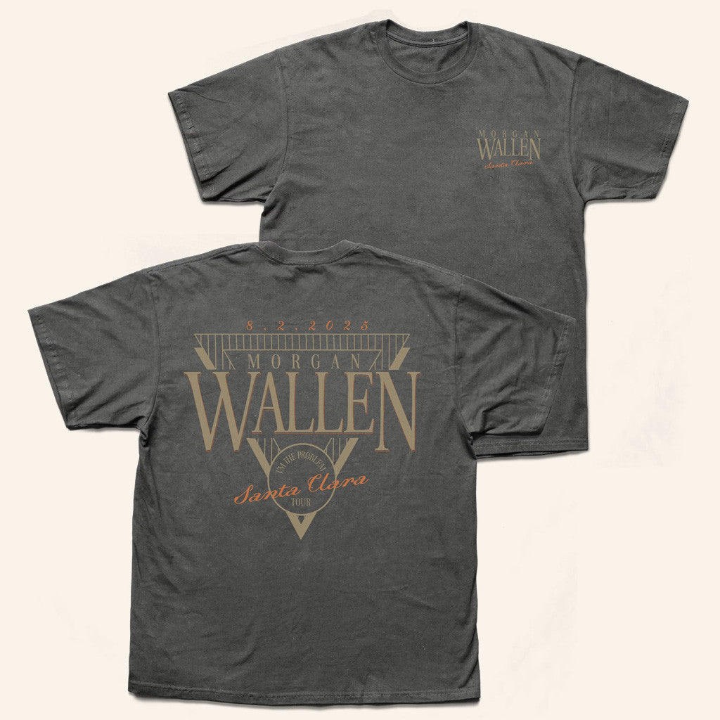 Morgan Wallen Santa Clara Merch Wallen City T-Shirt Husband Gifts Morgan Wallen Santa Clara Merch Wallen City T-Shirt Husband Gifts
