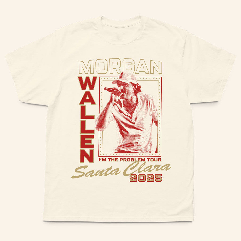 Morgan Wallen Santa Clara Merch Wallen Tour 2025 T-Shirt Gift Ideas For Fans Morgan Wallen Santa Clara Merch Wallen Tour 2025 T-Shirt Gift Ideas For Fans