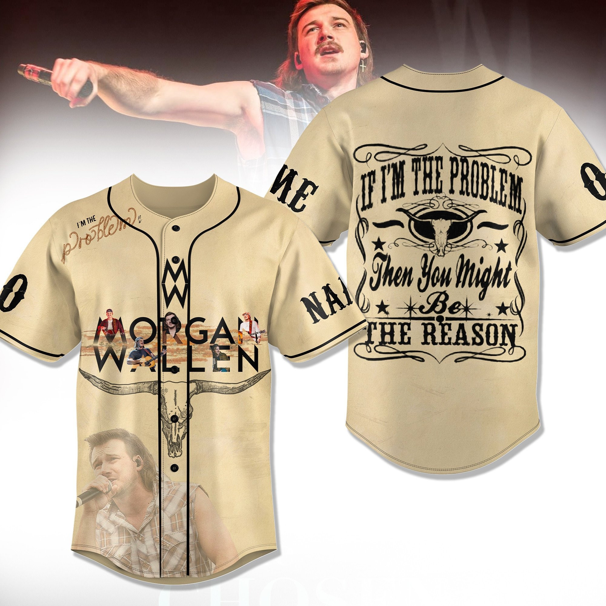 Morgan Wallen Songs I'm The Problems Jersey Best Morgan Wallen Tour Shirt Gift For Music Fans