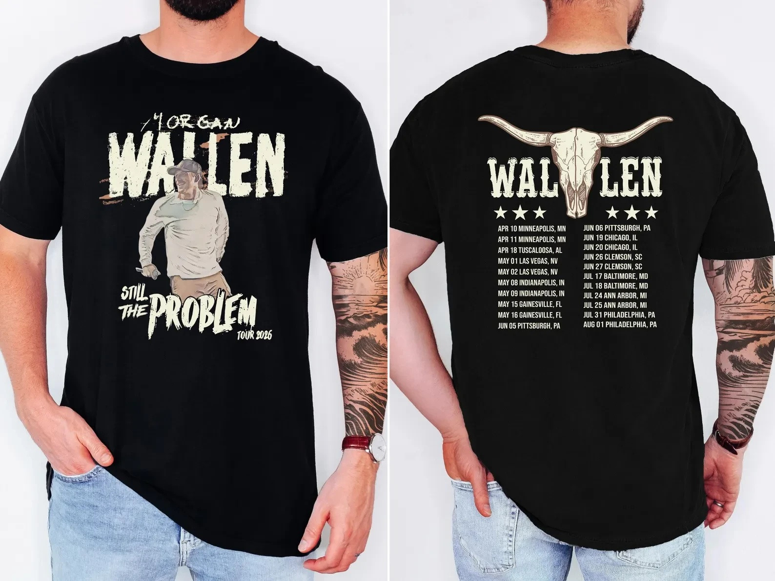 Morgan Wallen Still The Problem 2026 T-Shirt Morgan Wallen Tour Merch Gift For Concert Lover