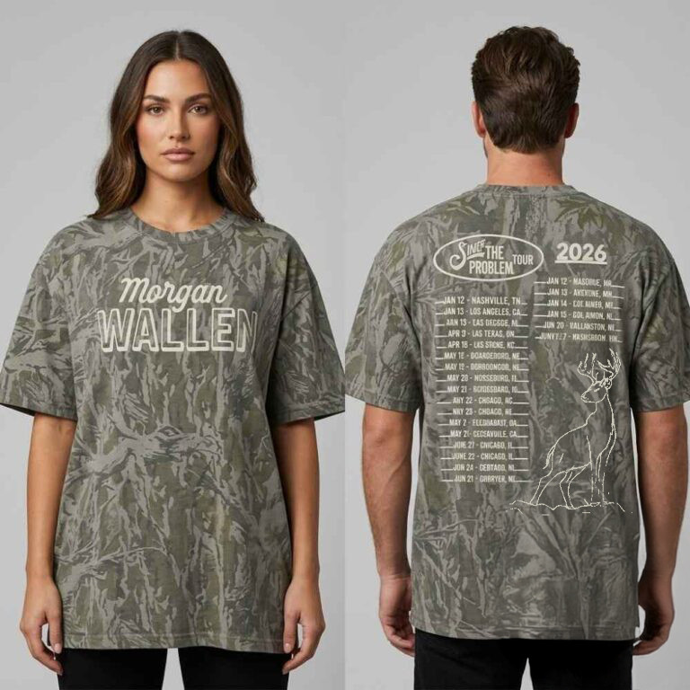 Morgan Wallen Still The Problem Tour 2026 At US Bank Stadium Minneapolis On Apirl 10 2026 Merchandise Realtree Camo Tour Dates Unisex T-Shirt