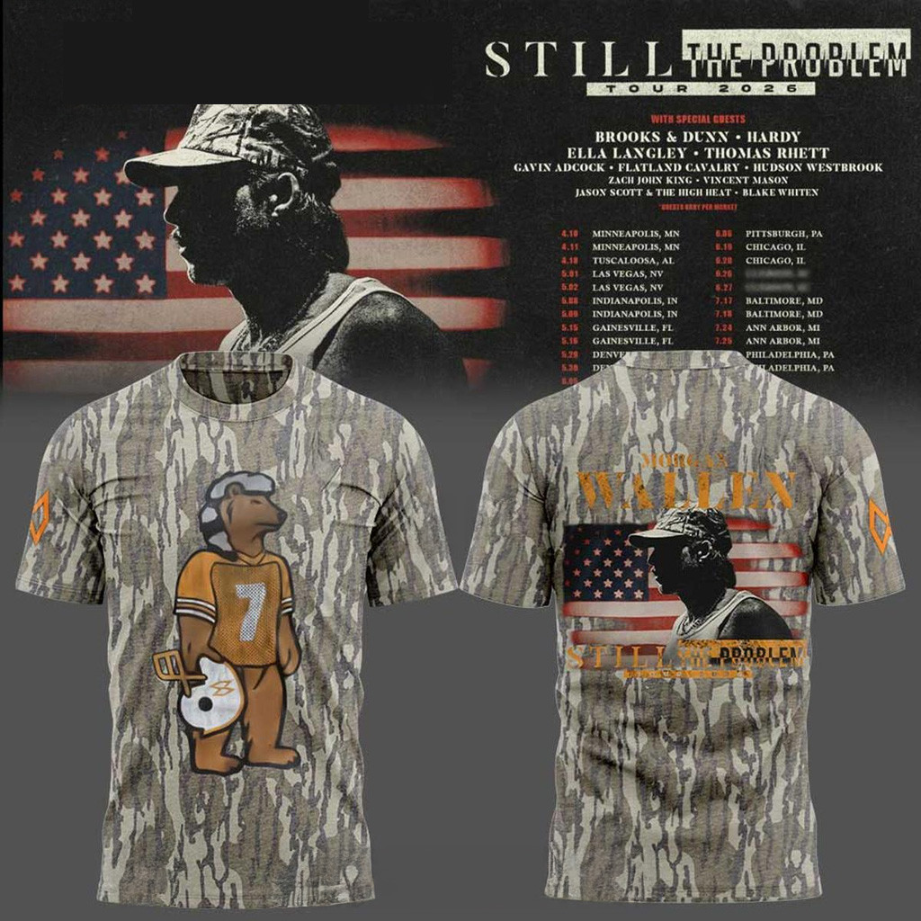 Morgan Wallen Still The Problem Tour 2026 Camo T-Shirt Morgan Wallen Merch Gift For Brother