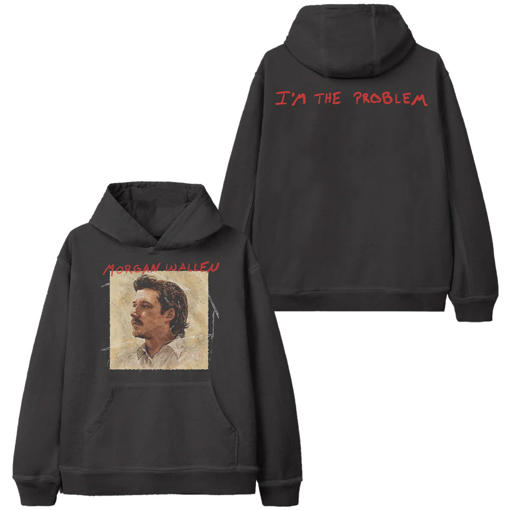 Morgan Wallen Tour 2025 Merch Hoodie I'm The Problem Album Cover Hoodie Fan Clothing