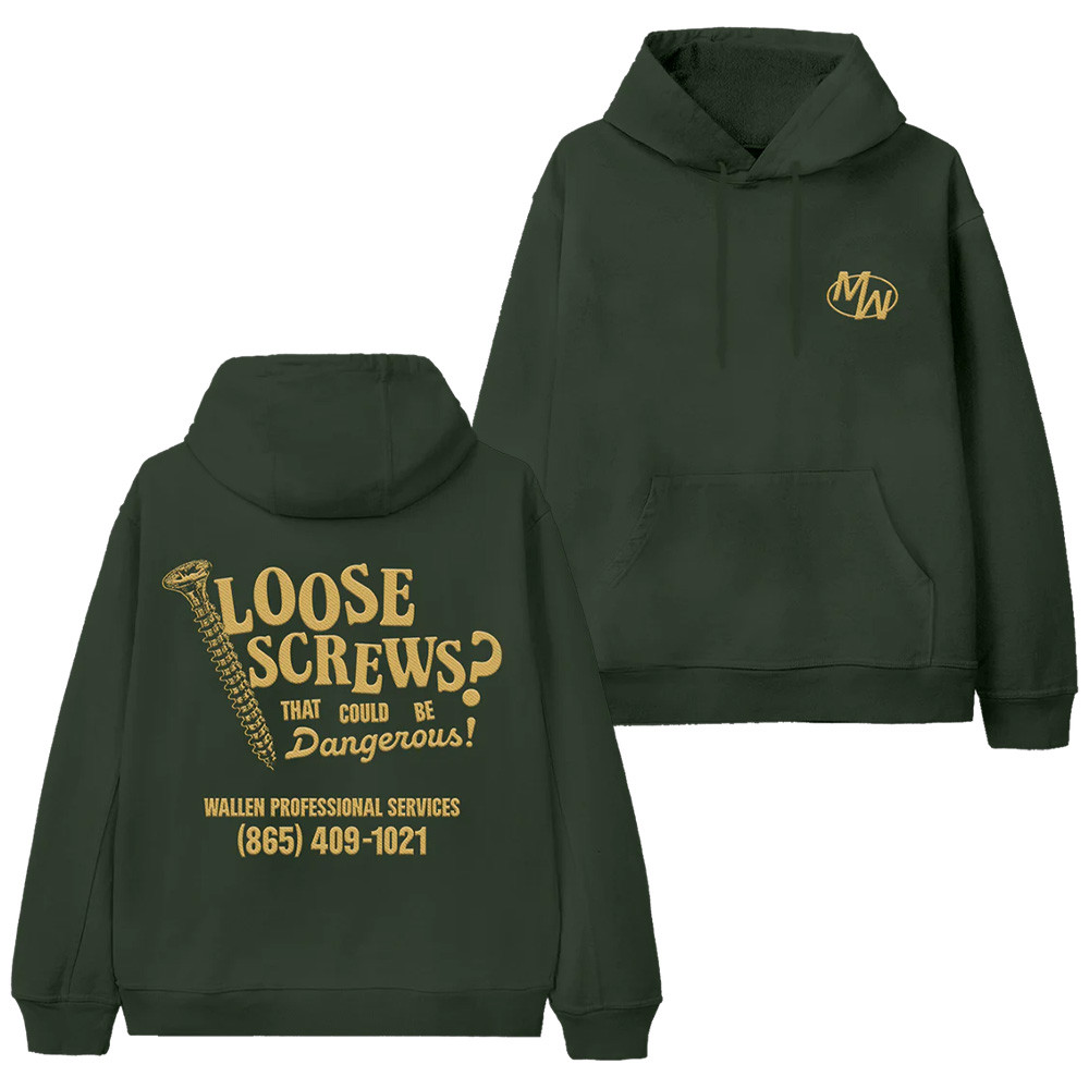 Morgan Wallen Tour 2025 Merch Loose Screws Hoodie Gifts For Country Music Fans