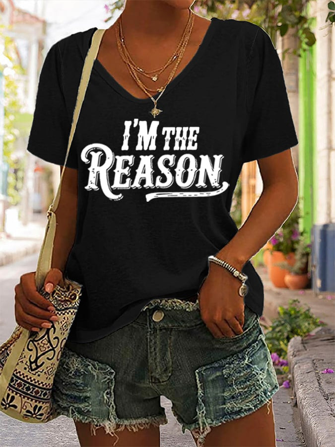 Morgan Wallen Tour 2026 Merch I'm The Reason V-Neck Shirt Gifts For Music Fans