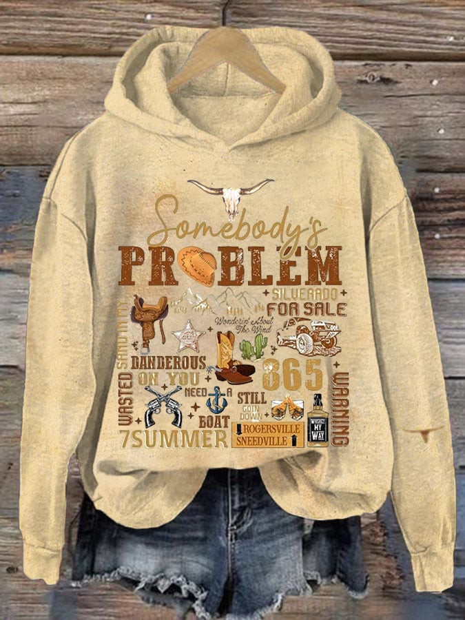 Morgan Wallen Tour 2026 Merch Someboday's Problem Hoodie Music Themed Gifts For Her