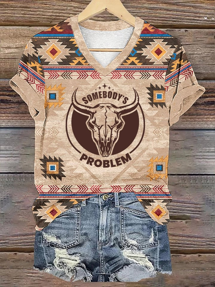 Morgan Wallen Tour 2026 Merch Somebody's Problem V-Neck Shirt Gifts For Morgan Wallen Fan