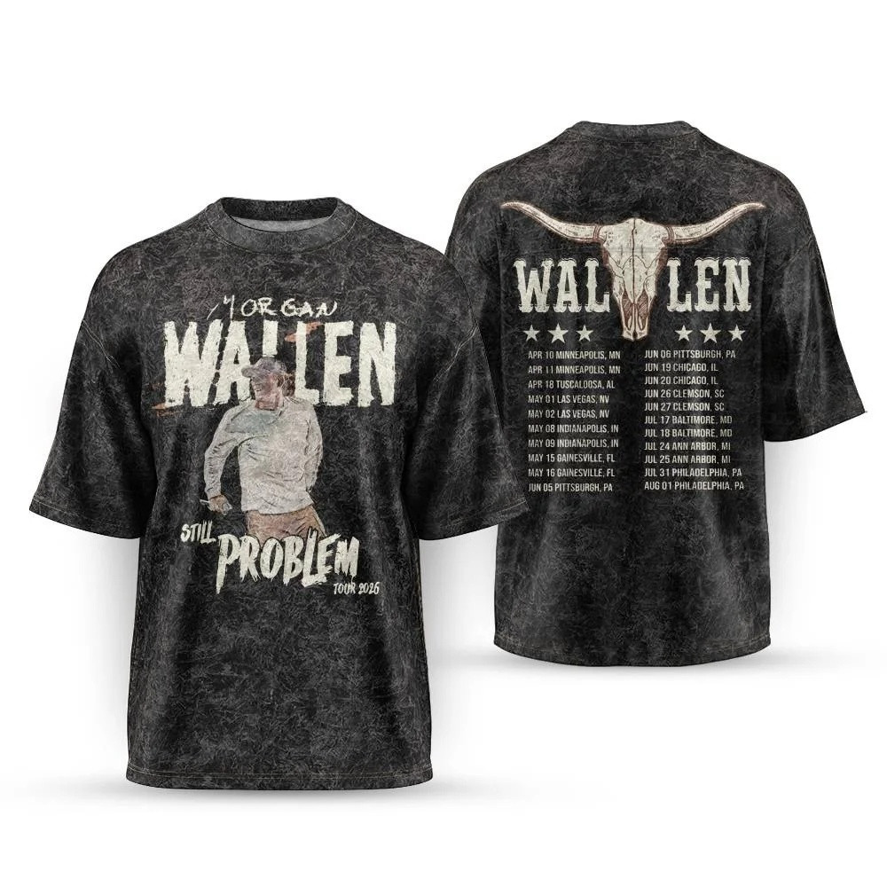 Morgan Wallen Tour 2026 T-Shirt Still The Problem Tour Graphic Shirt Country Pop Fans Gifts