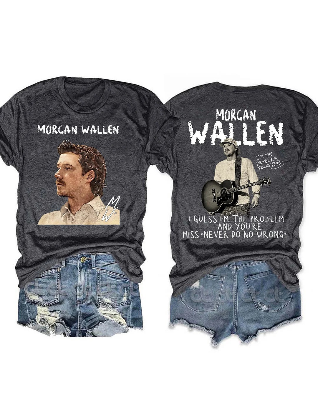Morgan Wallen Tour Merch 2025 I'm The Problem Women's Shirt Gifts For Country Music Lovers