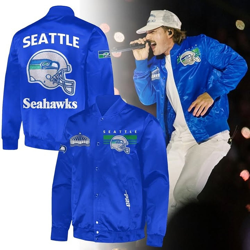 Morgan Wallen x Seattle Seahawks Limited Edition Jacket Perfect Gift For Football Supporters