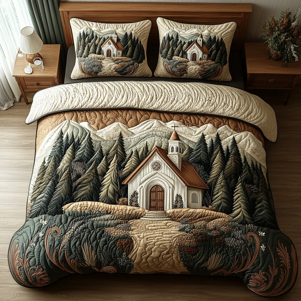 Morning Chapel Quilted Bedding Set Best Comforter Sets Christian Gifts For Girlfriend