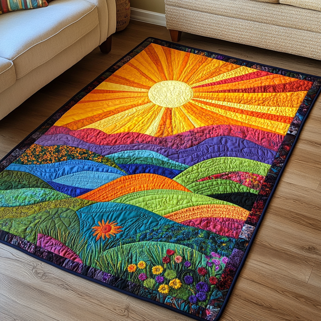 Morning Glow Area Rug Front Door Decor Unique Gifts For Farmers