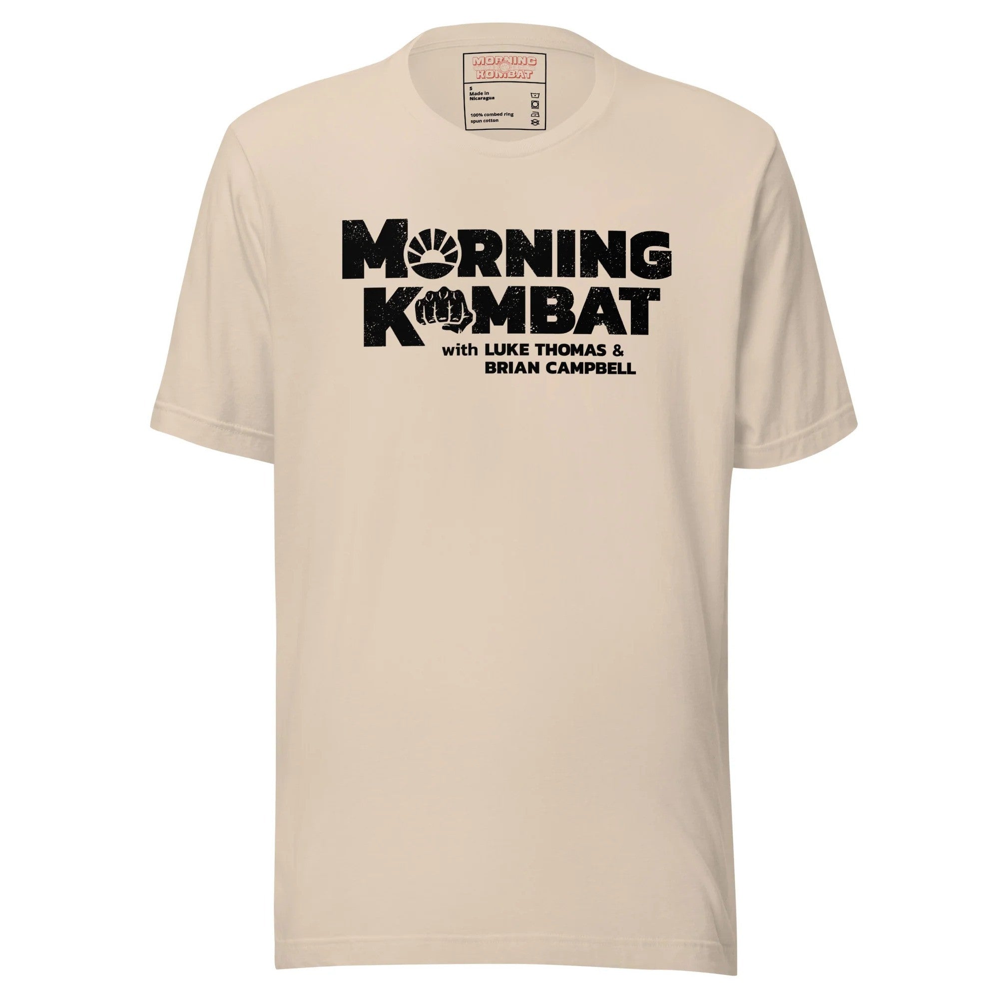 Morning Kombat Merch Sand Morning Kombat T-Shirt Fathers Day Gift From Daughter