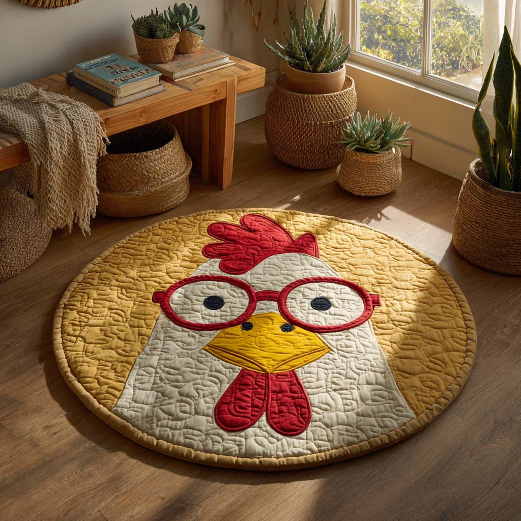 Morning Nest Quilted Round Mat Foyer Decor Ideas Farmers Wife Gifts