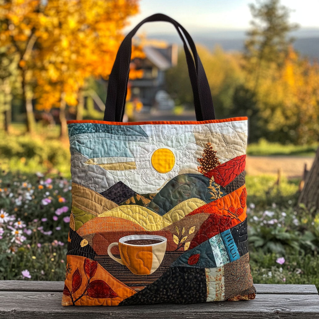 Morning Ritual Quilted Tote Bag Book Lovers Gifts For Sisters