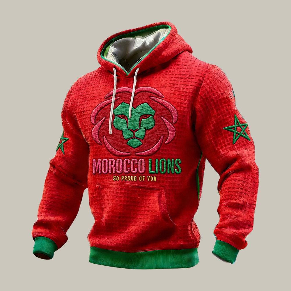 Morocco At las Lions 2026 FIFA World Cup Hoodie FIFA Club World Cup Bracket Apparel