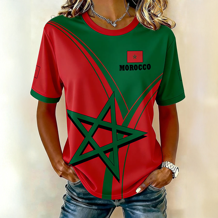 Morocco FIFA Club World Cup Bracket T-Shirt Soccer Game Day Shirt 2026 World Cup Gear