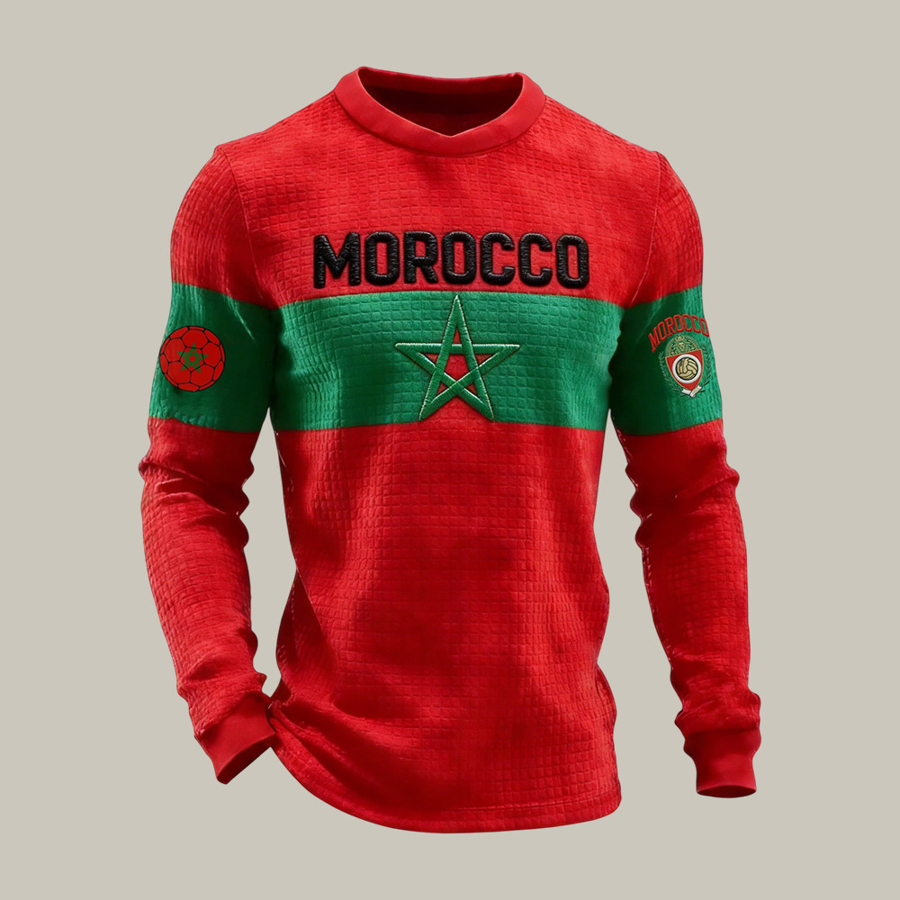 Morocco FIFA World Cup 2026 Long Sleeve Shirt Soccer Apparel World Cup Lover Gift
