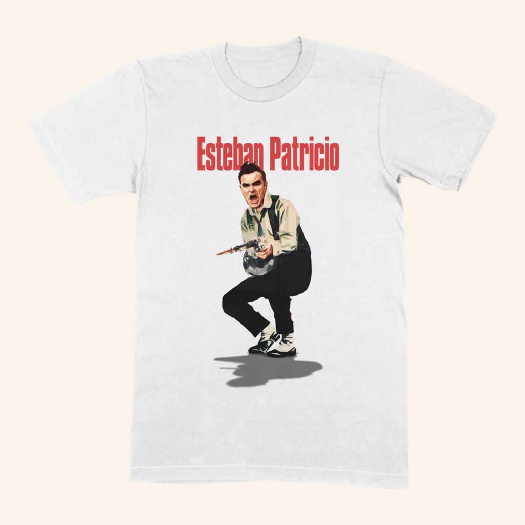 Morrissey Merch Esteban Patricio White Shirt Unique Gifts For Music Lovers Morrissey Merch Esteban Patricio White Shirt Unique Gifts For Music Lovers