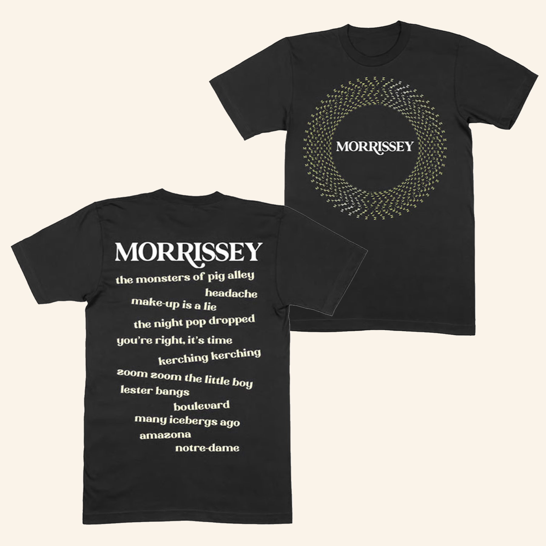 Morrissey Merch Make Up Is A Lie Black T-Shirt Morrissey Shirt Gifts For Him
