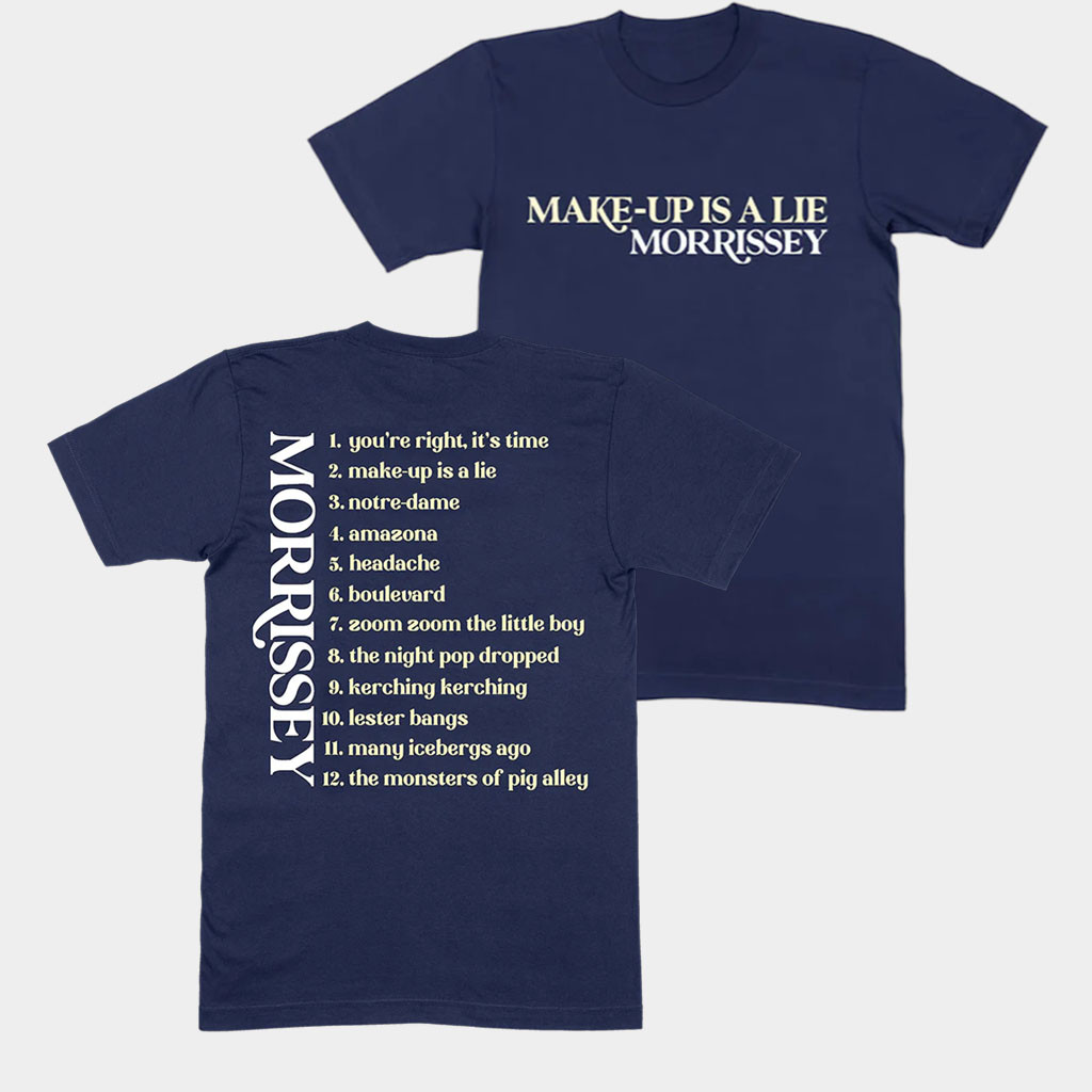 Morrissey Merch Tracklist T-Shirt Morrissey Shirt Best Gifts For Music Lovers