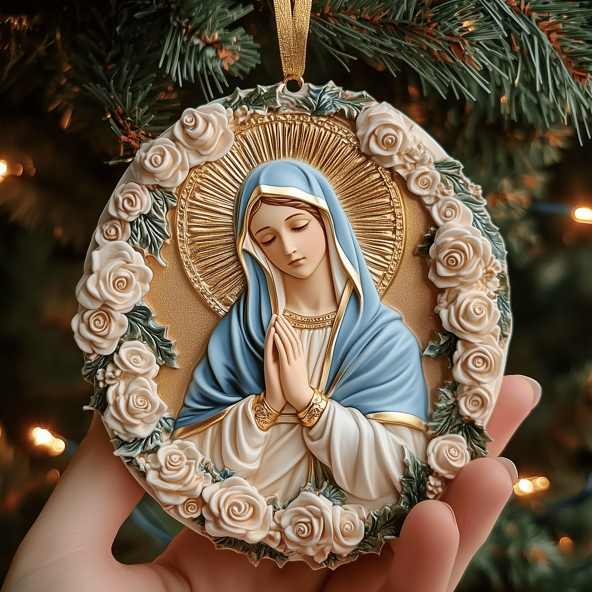 Mother Mary Mica Ornament Feel the Love of Home with Ornaments Everyone Will Adore