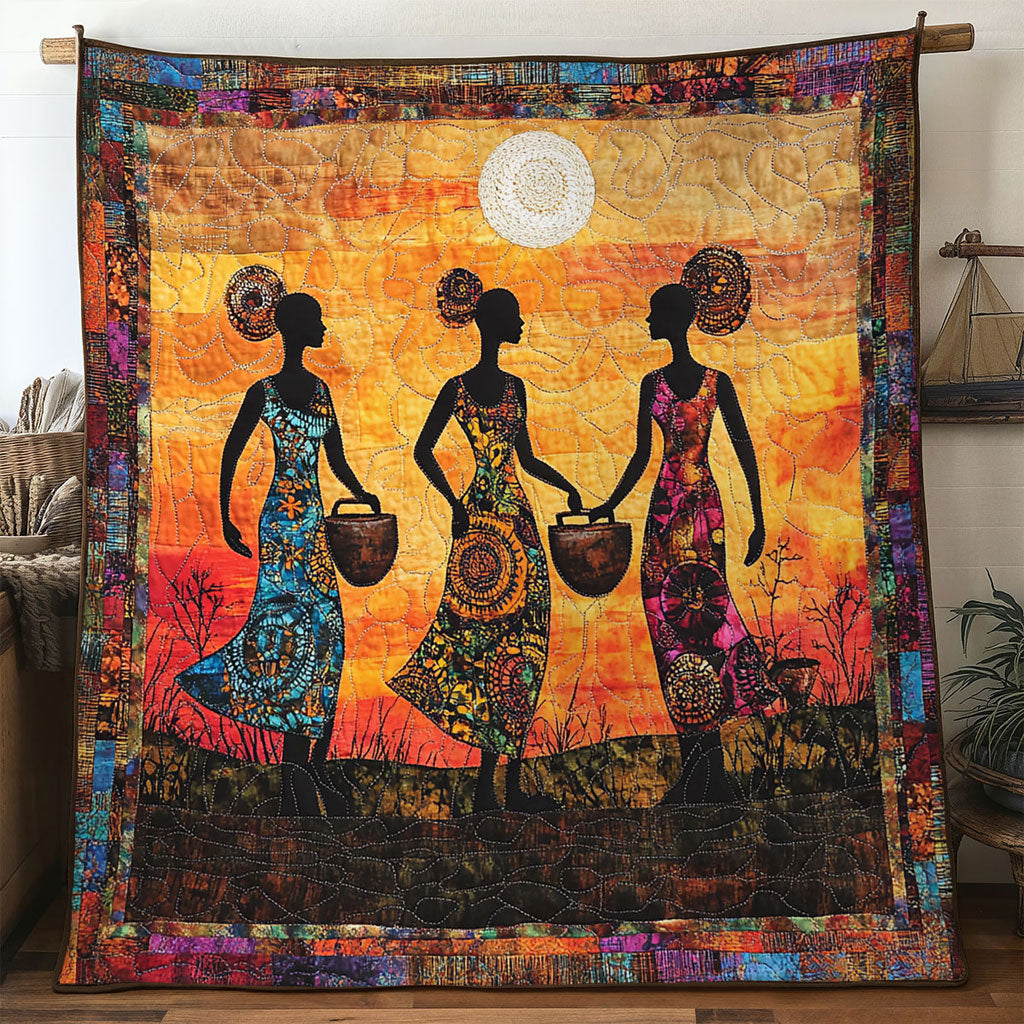 Motherland Woman Quilt Elegant Quilt Blanket Gift for Housewarming