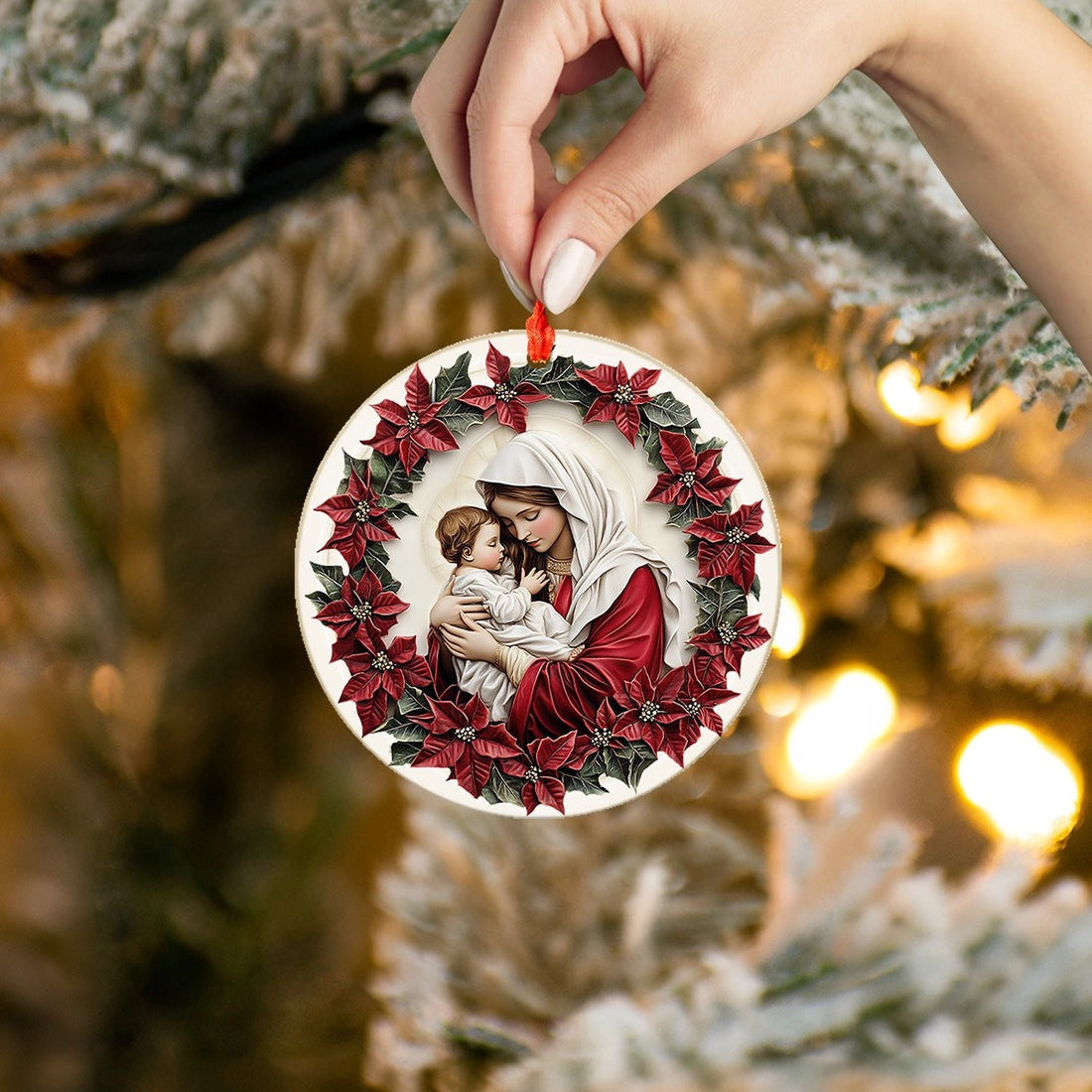 Mother's Love Nativity Christmas Ornament Family To Family Xmas Gift Ideas