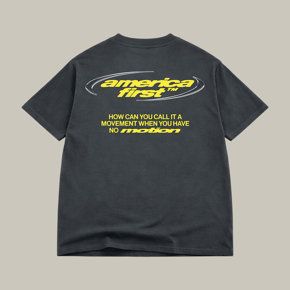 Motion America First T-Shirt How Can You Call It A Movement Shirt Nick Fuentes Fan Gift