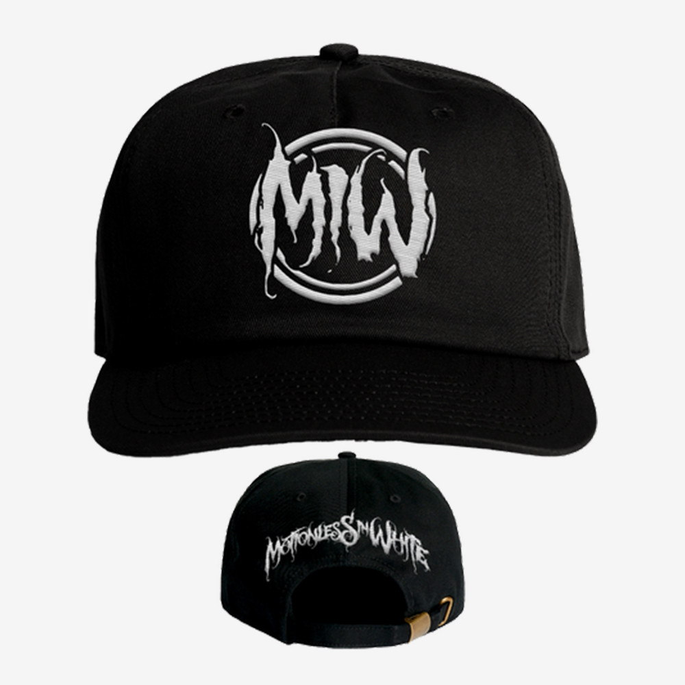 Motionless In White Cricle Logo Hat Metalcore Band Merch Motionless In White Fan Gift